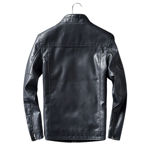 Mens Rich Genuine Lambskin Leather Bomber Jacket