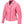 MotoArt Women Classic Braided Pink Leather Jacket w/ Armor Protection