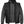 MotoArt Mens Juice Black Leather Motorcycle Hoodie Jacket with Convertible Vest