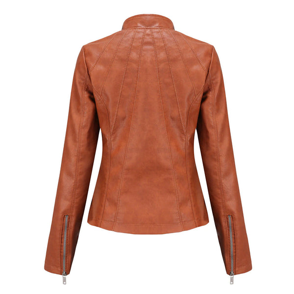 Womens Maria Genuine Lambskin Leather Jacket