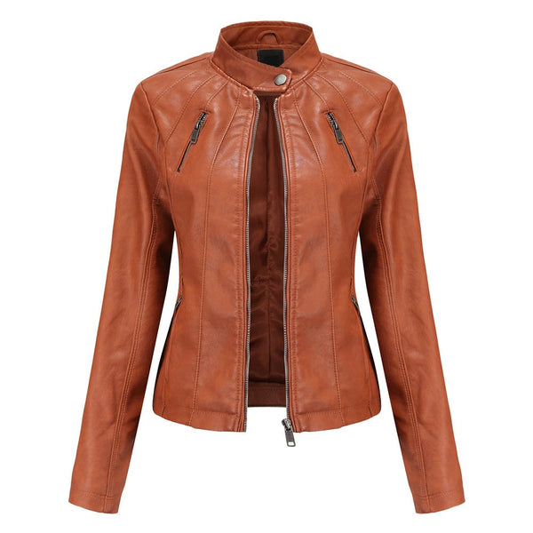 Womens Maria Genuine Lambskin Leather Jacket