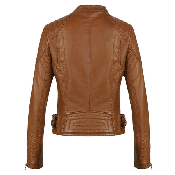 Womens Kathleen Genuine Lambskin Leather Jacket