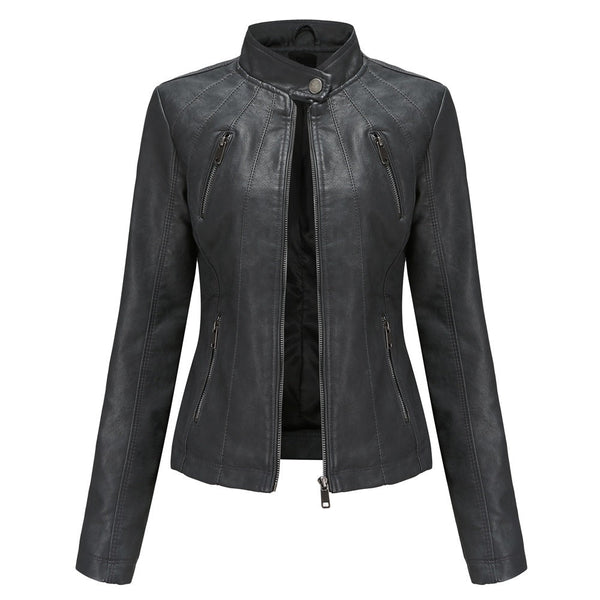 Womens Maria Genuine Lambskin Leather Jacket