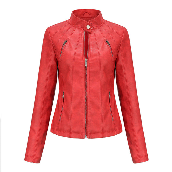 Womens Maria Genuine Lambskin Leather Jacket