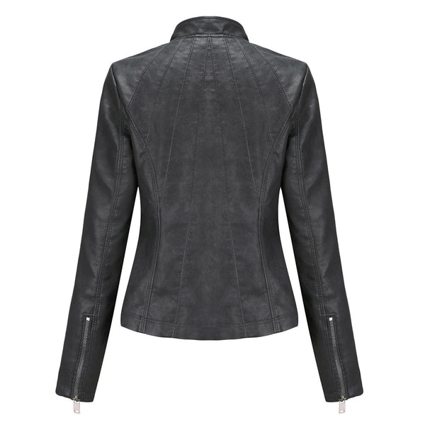 Womens Maria Genuine Lambskin Leather Jacket