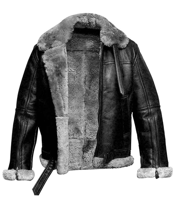 Mens Sam RAF Aviator Real Leather Lambskin Jacket