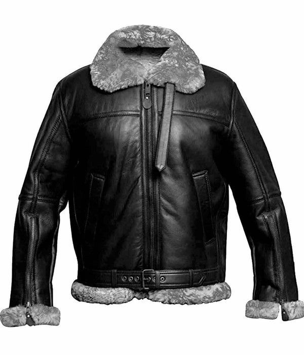 Mens Sam RAF Aviator Real Leather Lambskin Jacket