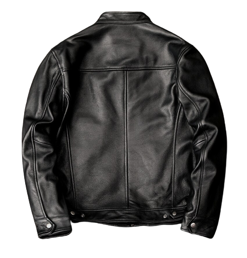 Mens John Genuine Lambskin Leather Bomber Jacket