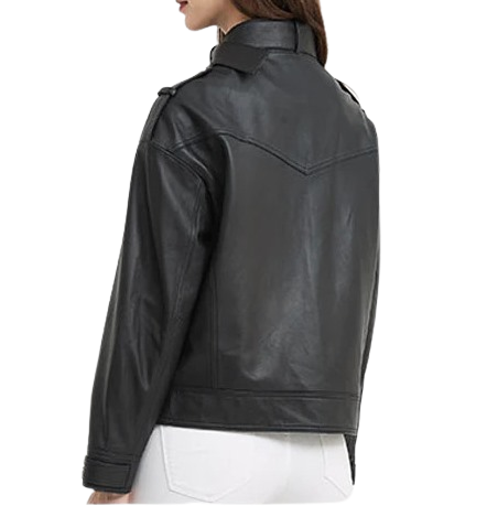 Womens Shirley Genuine Lambskin Leather Jacket