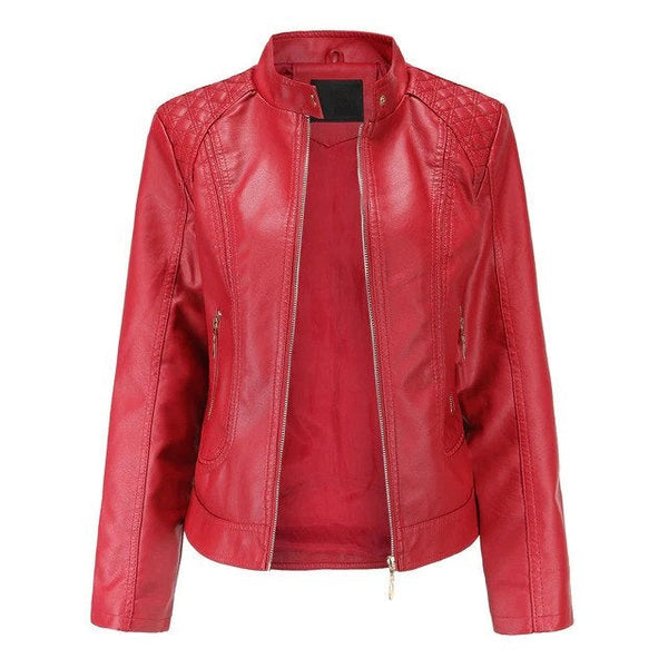 Womens Rebecca Genuine Lambskin Leather Jacket