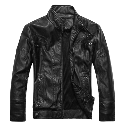 Mens Thomas Genuine Lambskin Leather Bomber Jacket