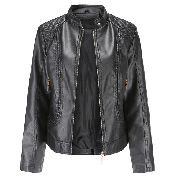 Womens Rebecca Genuine Lambskin Leather Jacket