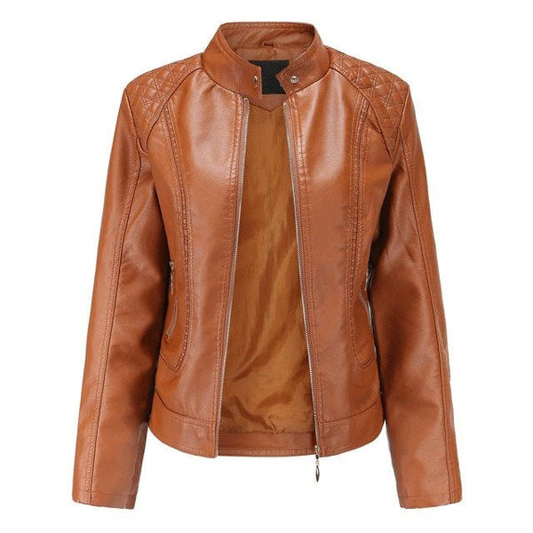 Womens Rebecca Genuine Lambskin Leather Jacket