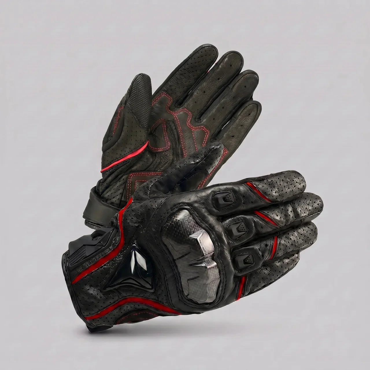 MotoArt Leather Leather Motocross Racing Gloves