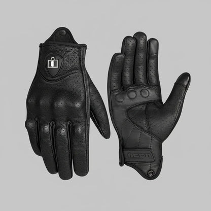 MotoArt Leather Perforated Leather Moto Gloves