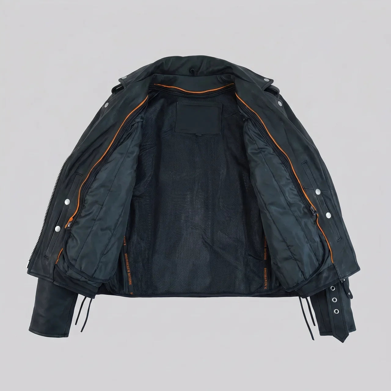 MotoArt Leather Women’s Belted Leather Moto Jacket