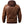 Mens George Genuine Lambskin Leather Distressed Hooded Bomber Jacket