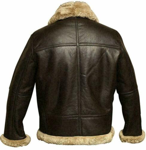 Mens Sam RAF Aviator Real Leather Lambskin Jacket