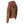 MotoArt Womens Leather Hooded Brown Bomber Jacket