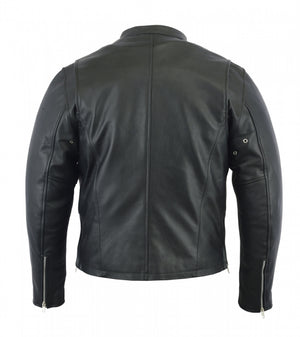 Mens Hampshire Cruiser Leather Jacket - MotoArt Leather