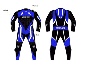 MotoArt Top Kevlar Gunner Motorcycle Leather Racing Suit One Piece - MotoArtLeather