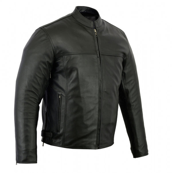 Mens Dakota Concealed Carry Leather Jacket - Very Popular! - MotoArt Leather