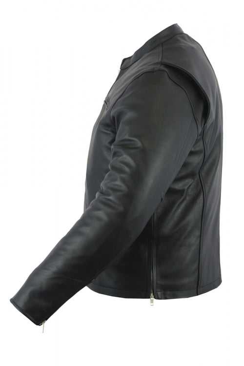 Mens Hampshire Cruiser Leather Jacket - MotoArt Leather