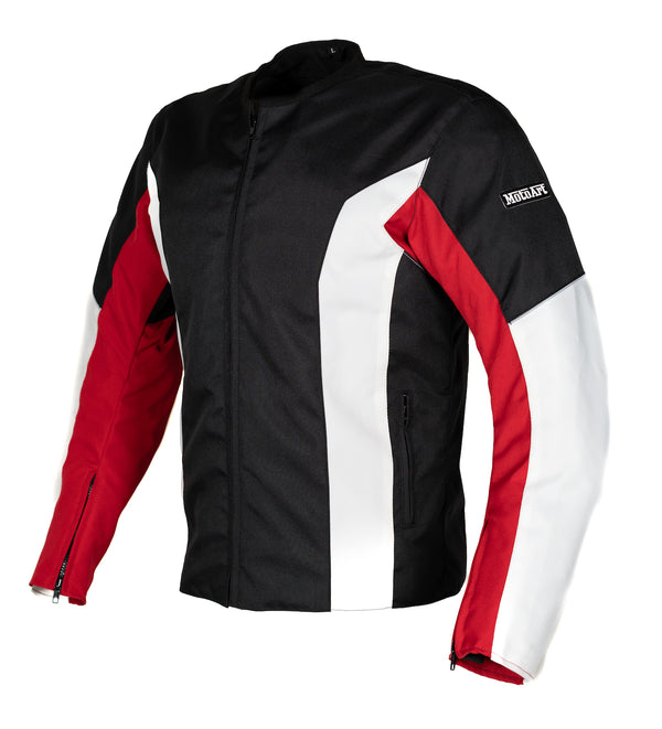 MotoArt UltimateRider Textile Motorcycle Jacket Cordura 1000D Red - MotoArt Leather