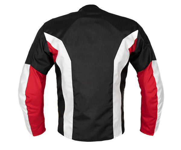 MotoArt UltimateRider Textile Motorcycle Jacket Cordura 1000D Red - MotoArt Leather
