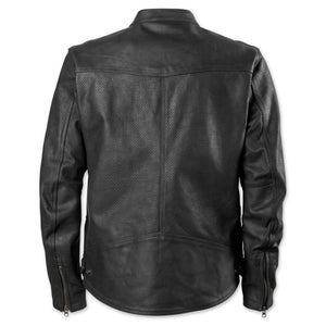 Motoart Cowhide Mens Perforated Leather Jacket - MotoArtLeather